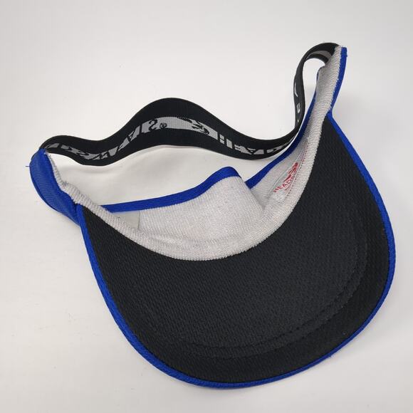 Headsweats Golf Sun Visor Cap Blue One Size Stretchable Embroidered Polyester - Picture 7 of 9